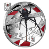 Deadly & Dangerous 20th Anniversary 2026 $1 Red-back Spider Privymark 1oz Silver Proof Coin