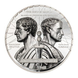 2025 Enemies in History - Ceasar vs Brutus 2oz Silver Proof Coin