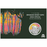 ANDA Brisbane Money Expo 2026 Koala $1 Colour 1oz Silver Coin