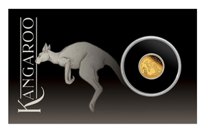 2024 Mini Roo 0.5g Gold Proof Coin In Card