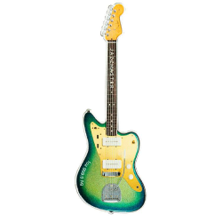 2024 Fender Jazzmaster 1oz Silver Reverse Proof Guitar Shaped Coin