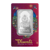 2024 Diwali - Lakshmi & Peacocks 1oz Pure Silver Bar