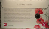 2017 $2 Lest We Forget Rosemary C Mintmark PNC (Red Foil Impressions Issue)