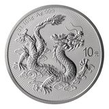 2025 China Dragon 1oz .999 Silver Coin BU