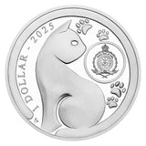 2025 Cat Breeds - Sphynx Cat Proof Silver Coin