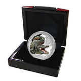 2017 $1 Australia's Remarkable Reptile Saltwater Crocodile 1oz Silver Coloured Proof Coin