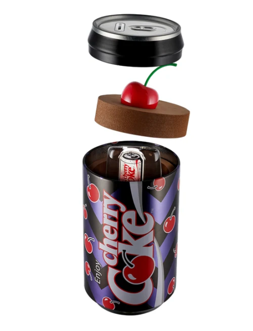 2025 40th Anniversary Cherry Coke Colourised Can Shaped 1oz Silver