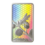 Wings of Wonder - Honey Bee 1oz .999 Fine Silver Hologram Bar (Limited Mintage 333)