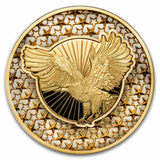 2026 2oz Silver Gilded Filigree American Eagle Coin