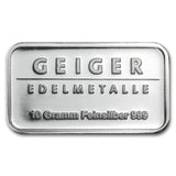 Geiger 10g Silver Minted Bar