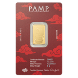 PAMP 5g Pure Gold Bar - Good Luck Yellow Dragon
