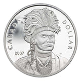 2007 $1 Thayendanegea (Joseph Brant) - Proof Sterling Silver Dollar