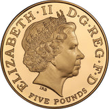 2005 GB Battle of Trafalgar Gold Proof Crown