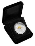 2016 Australian Gilded Kangaroo 1oz Silver Coin