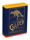 2016 Australian Gilded Kangaroo 1oz Silver Coin
