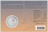 2026 Red Kangaroo 1oz Silver Coloured Coin in Card