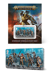 Great Britain 2023 Warhammer Stamp Ingot Stormcast Eternals