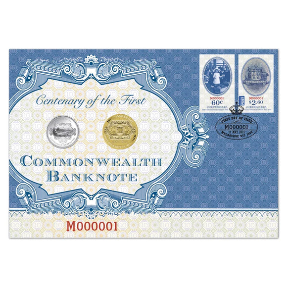 2013 Centenary Of The First Commonwealth Banknote Two Coin PNC