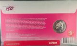 2010 Melbourne Cup 150 Years Impressions Gold Foiled Overprint 50c PNC