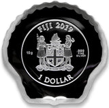 2019 Fiji 10 gram Silver Shell $1 Coin