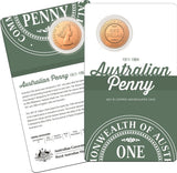 2021 $1 Australian Penny Copper Uncirculated 2 Coin Set