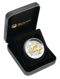 2018 $1 Australian Kangaroo 1oz Silver Gilded Coin
