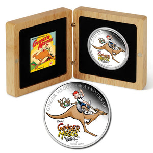 2011 Ginger Meggs 1oz Silver Coloured Proof Coin