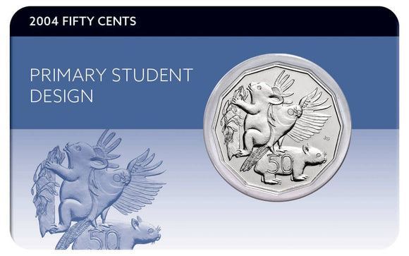 2004 50c Primary Student Design Coin Pack