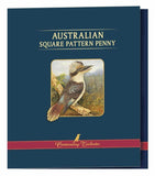 Australian Square Pattern Kookaburra Penny Centenary Tribute Portfolio