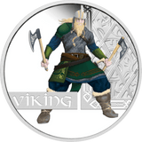 2010 Great Warriors - Viking 1oz Silver Proof Coin
