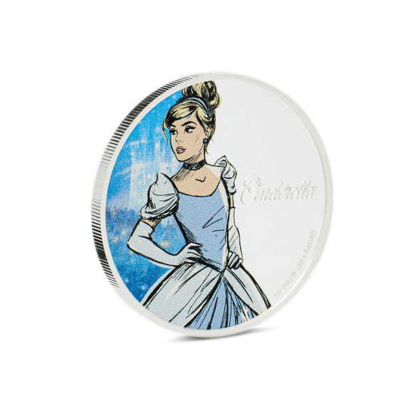 2024 Disney Princess - Cinderella 1oz Silver Coin