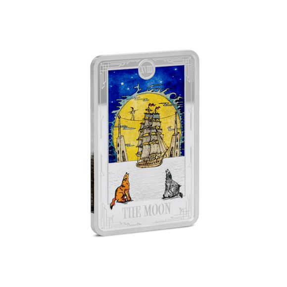 2024 Tarot Cards - The Moon 1oz Silver Coin