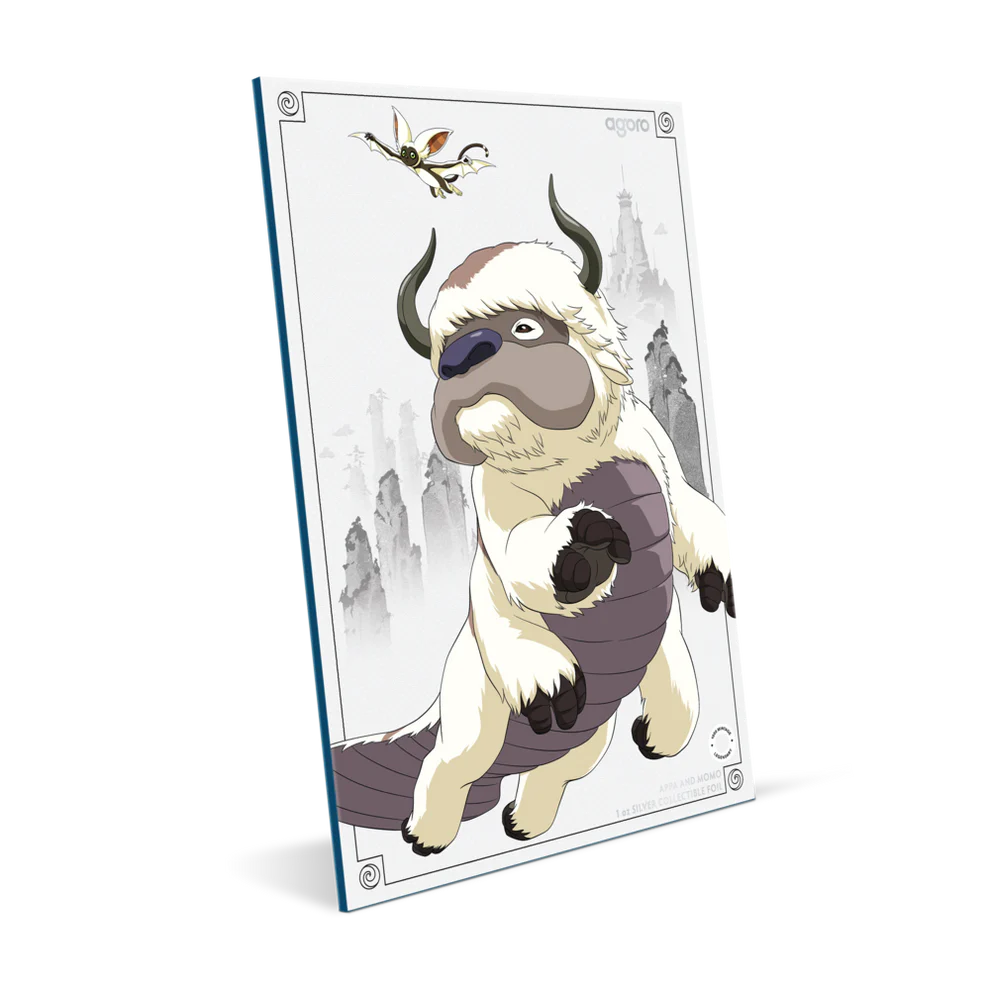 2025 Avatar The Last Airbender - Appa and Momo 1oz Silver Foil ...