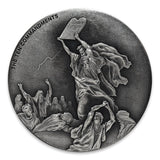 2015 The Ten Commandments 2 oz Silver Antique Coin