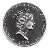 2015 The Ten Commandments 2 oz Silver Antique Coin