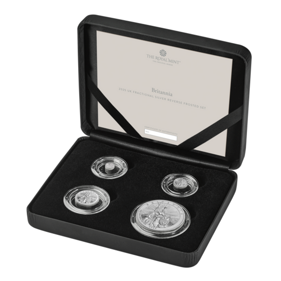 2025 Britannia UK Fractional Silver Reverse Frosted Set