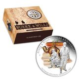 2010 $1 Burke & Wills 150 Year Anniversary 1oz Silver Coloured Proof Coin
