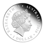 2010 $1 Burke & Wills 150 Year Anniversary 1oz Silver Coloured Proof Coin