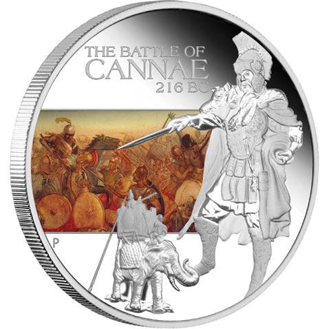 2009 Famous Battles in History - Cannae 1oz Silver Proof Coin