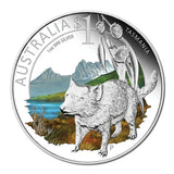 2010 $1 Celebrate Australia Tasmania 1oz Silver Coloured Proof Coin