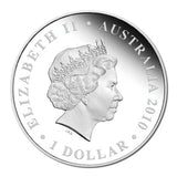 2010 $1 Celebrate Australia Tasmania 1oz Silver Coloured Proof Coin