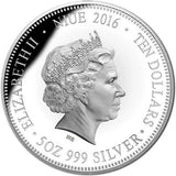 2016 $10 WMF 50 Years of Australian Decimal Currency Selectively Gold Plated 5oz Silver Proof Coin