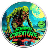 2025 Classic Monsters - Swamp Creature 1oz Silver Colour Round