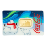 PAMP Coca-Cola® Polar Bears 5g Gold Bar