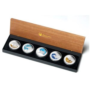 2011 Discover Australia 5 1oz Silver Proof Coin Set