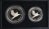 1995 Australia Silver Kookaburra Silver Collection 1oz and 2oz Proof Coin Set