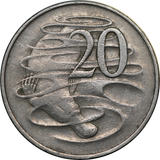 1966 Wavy Baseline 20 Cent Fine
