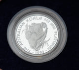 1993 Koala 1/2oz Platinum Proof Coin in Presentation Box