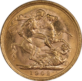 1902 Melbourne Mint Gold Sovereign gEF