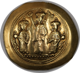 Byzantine Electrum Gold Histamenon Nomisma (Scyphate) Romanus IV 1068-71AD aVF